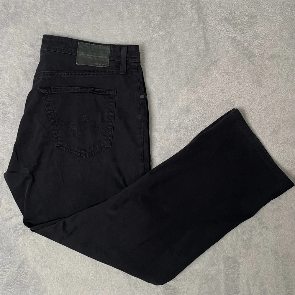 AG Adriano Goldschmied Jeans Mens 38x29 Black The Protege Straight Leg Pants